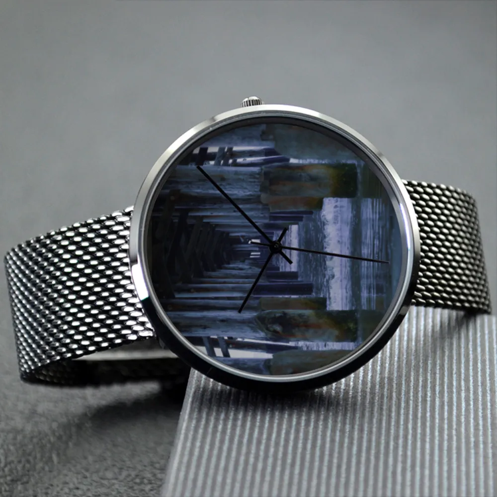 Newport Pier - Waterproof Quartz With Stainless Steel Band Watch