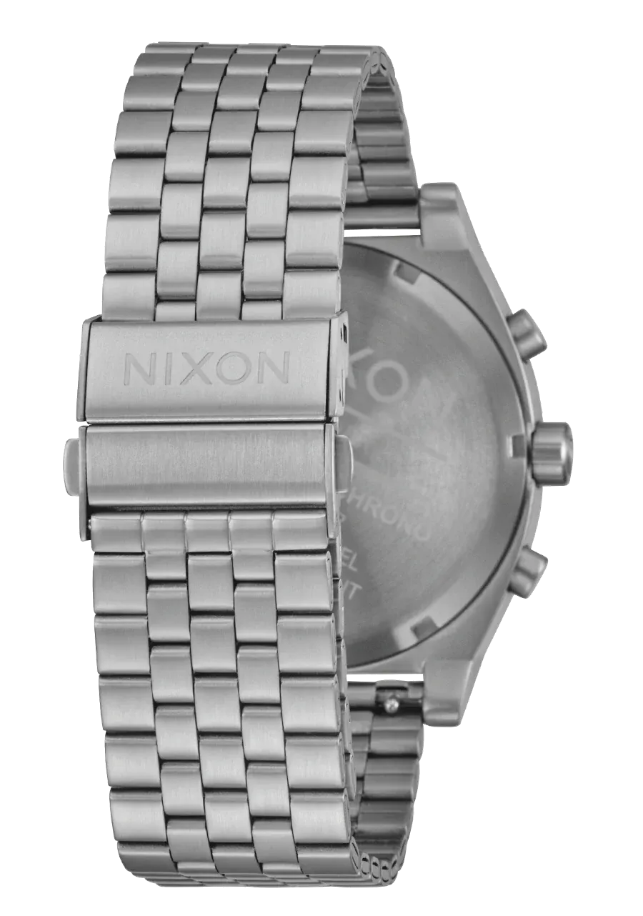 NIXON TIME TELLER CHRONO SILVER/ MIDNIGHT