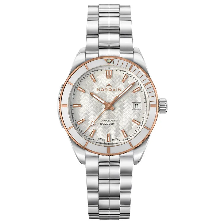 Norqain Adventure Sport 37mm White & Gold - N1800CG89GA/W183