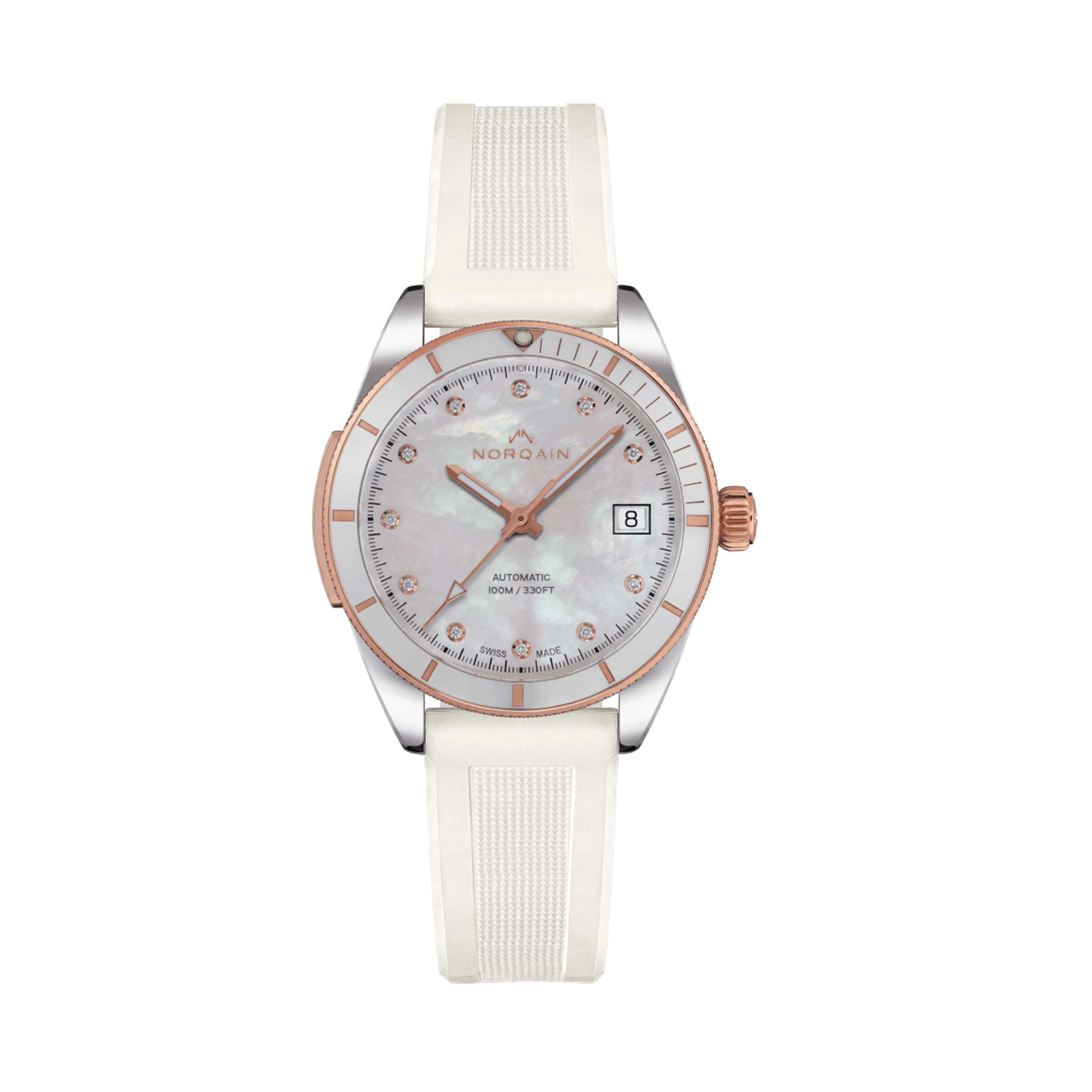 Norqain Adventure Sport Watch, 37mm MOP Dial, N1800CG89A/M18DG/18WRE.16S