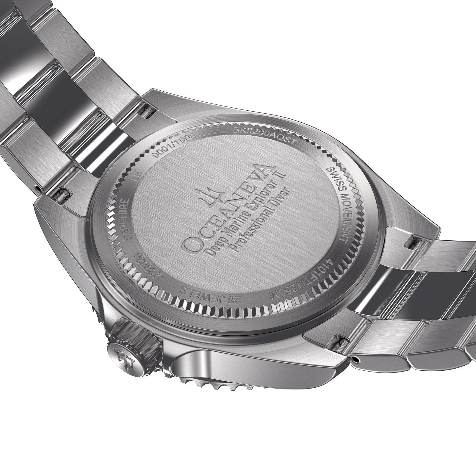 Oceaneva Deep Marine Explorer II Automatic 1250M Pro Diver Aquamarine Limited Edition
