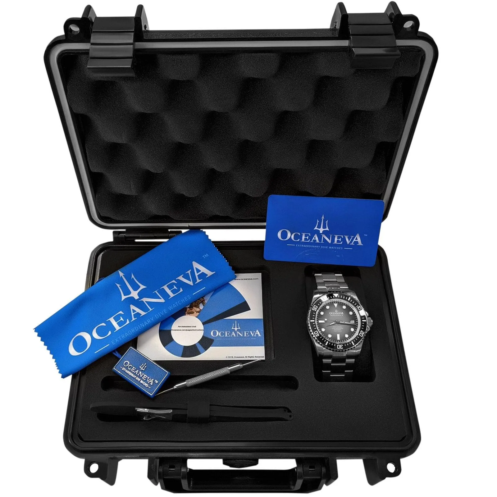 Oceaneva Deep Marine Explorer II Automatic 1250M Pro Diver Gray Fade Limited Edition
