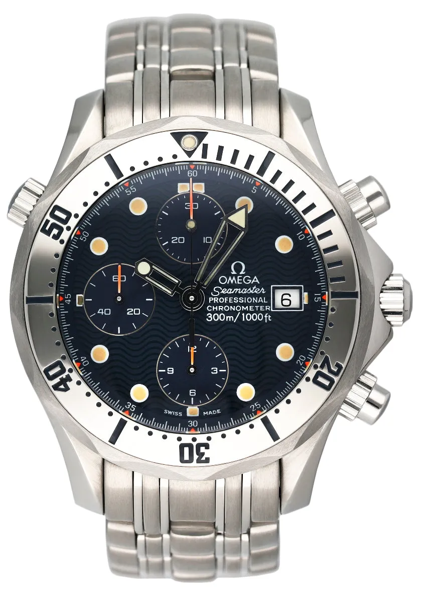 Omega Seamaster 2598.80.00 Chronograph Diver Mens Watch