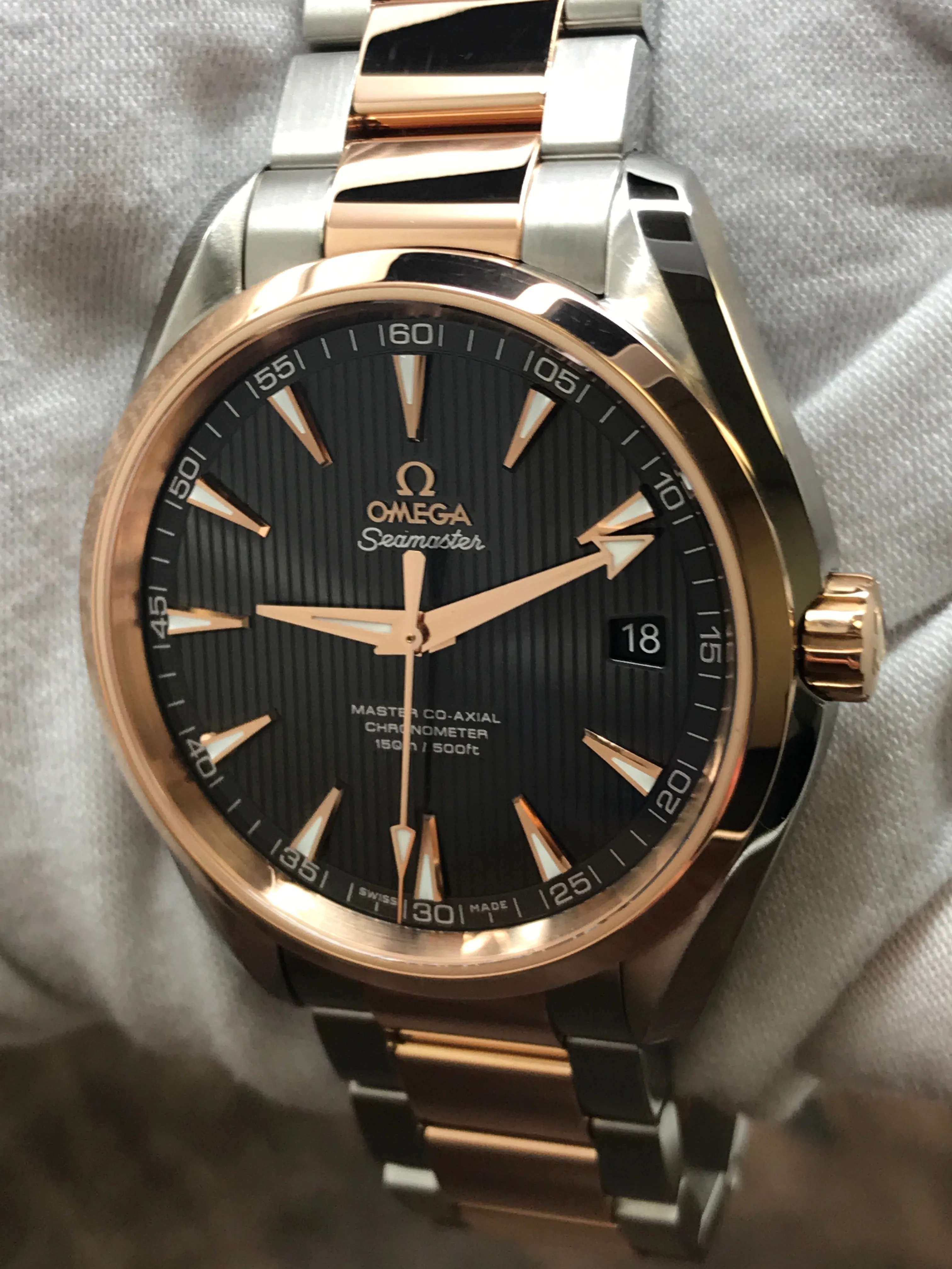 Omega Seamaster Aqua Terra 150M 231.20.42.21.06.003 Gray Dial Automatic Men's Watch