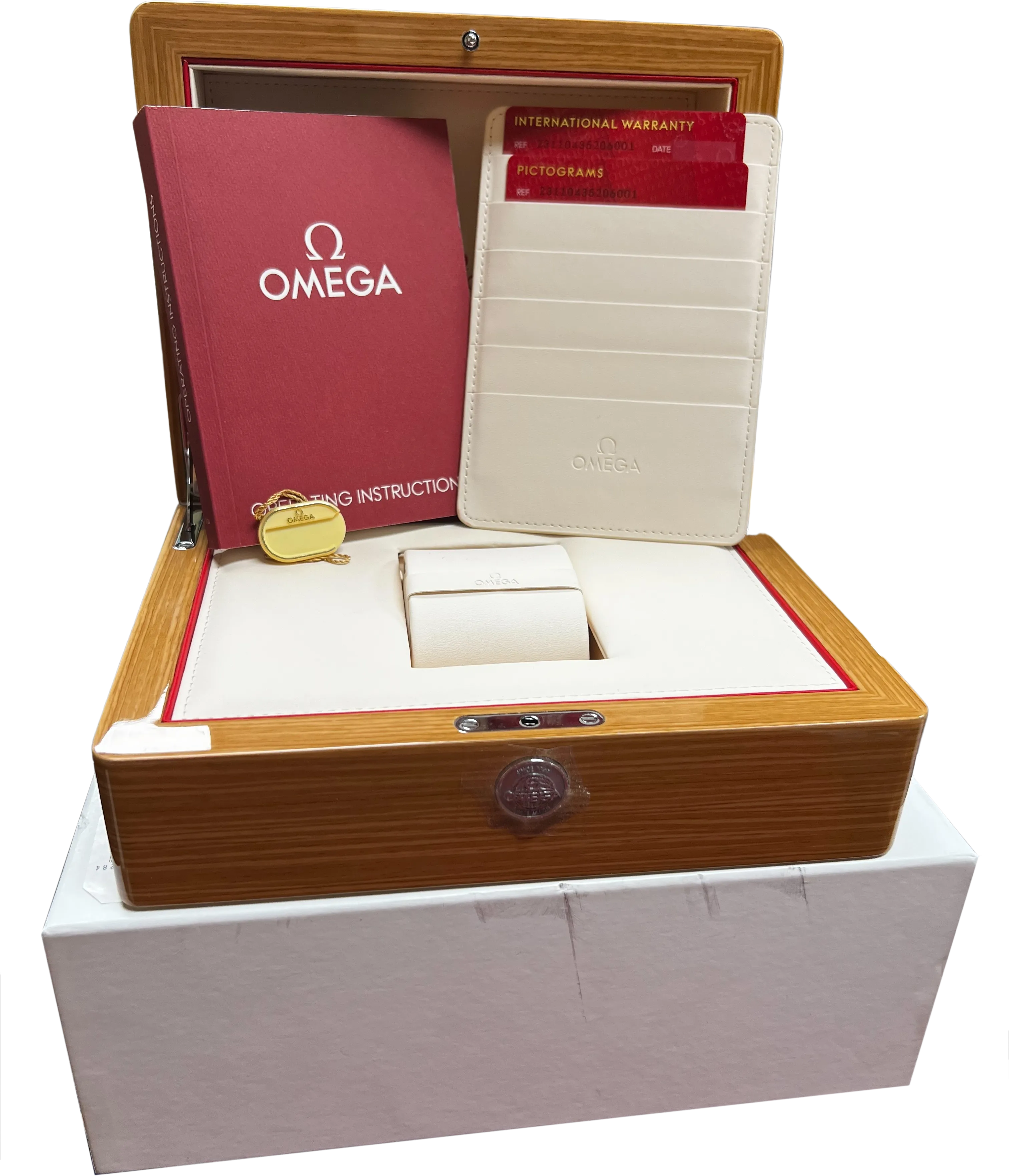 Omega Seamaster GMT Chronograph 42mm Gray Steel Watch 231.10.43.52.06.001 CARD