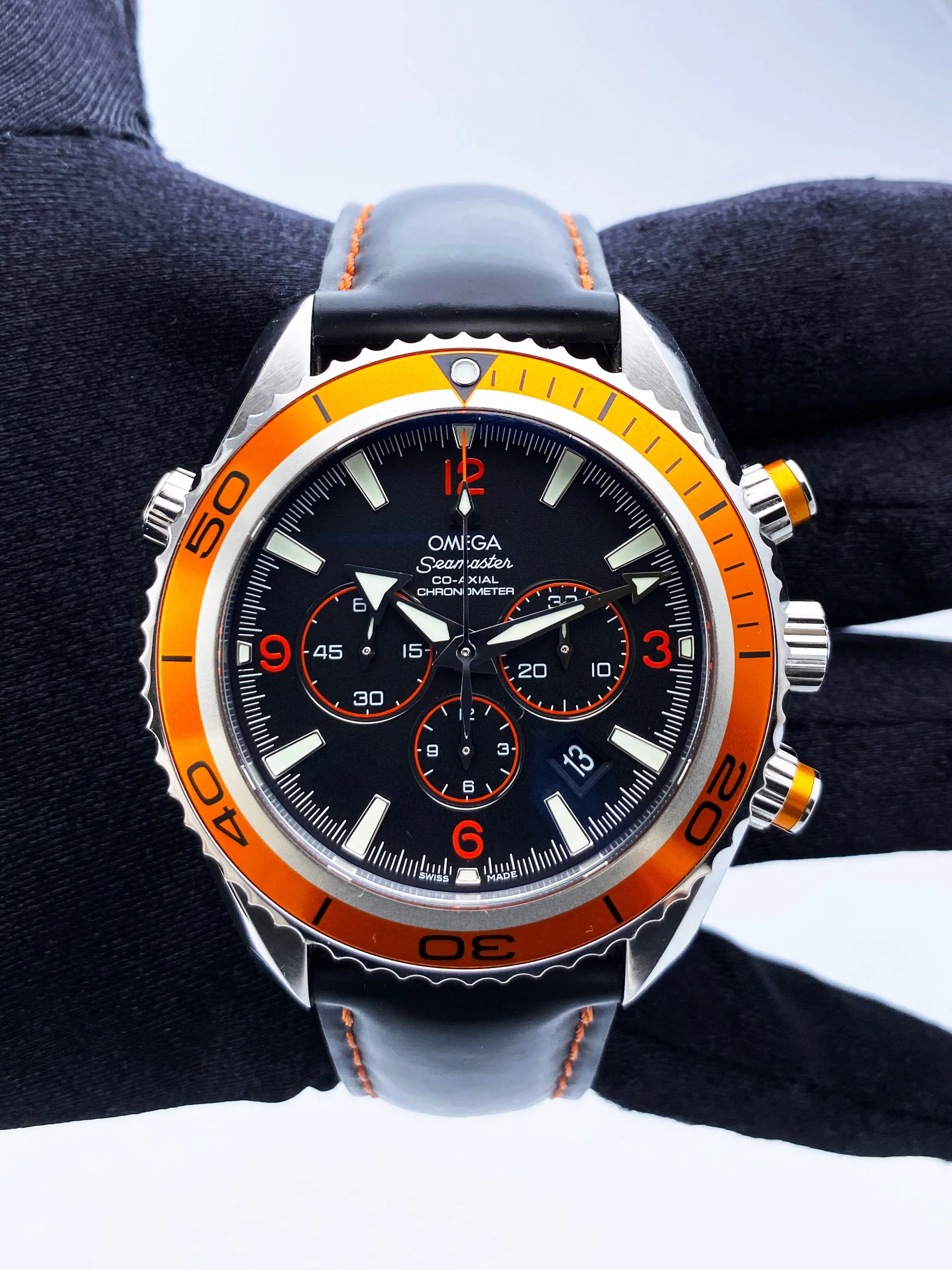 Omega Seamaster Planet Ocean 2918.50.82 Mens Watch Box Papers