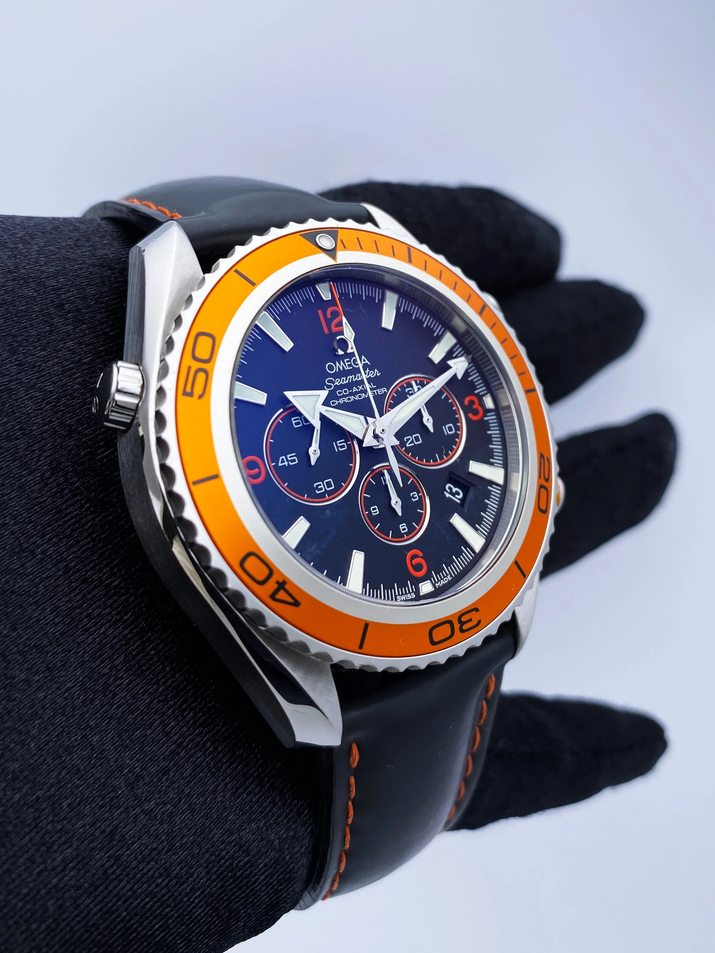 Omega Seamaster Planet Ocean 2918.50.82 Mens Watch Box Papers