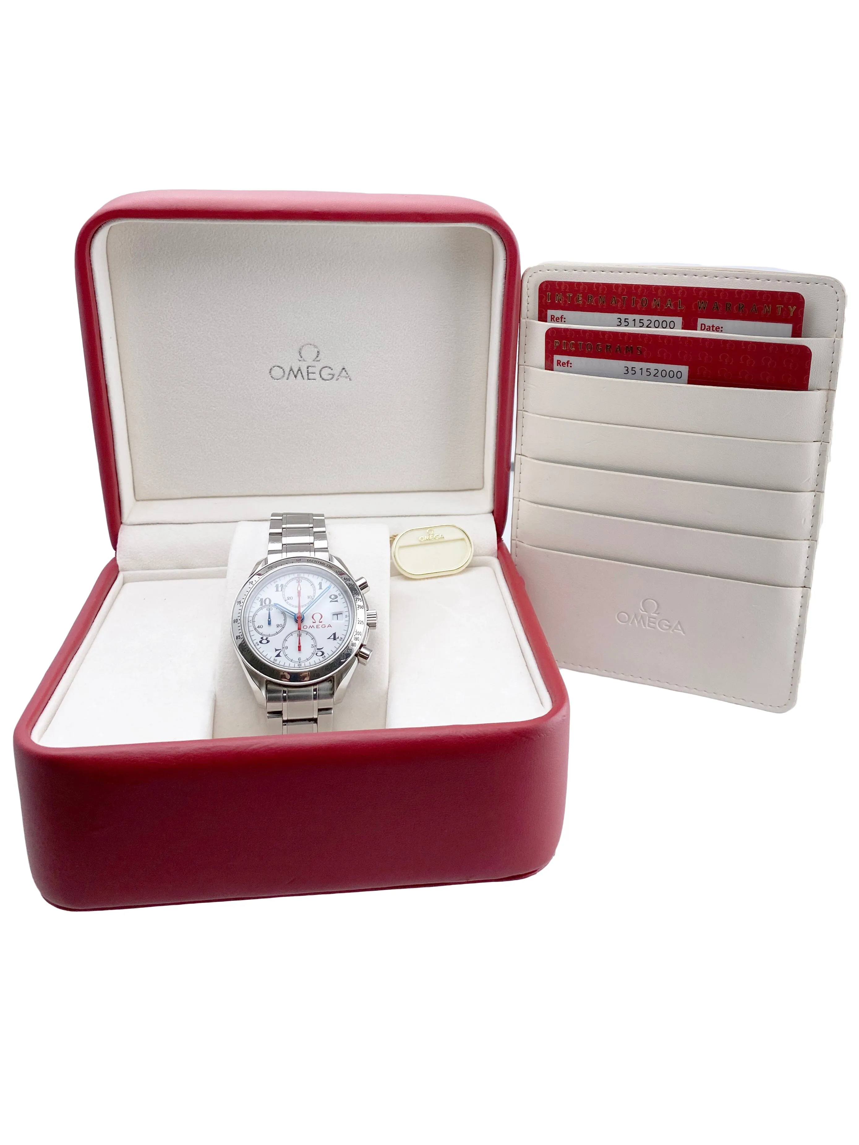 Omega Speedmaster 3515.20 Mens Watch Box Papers