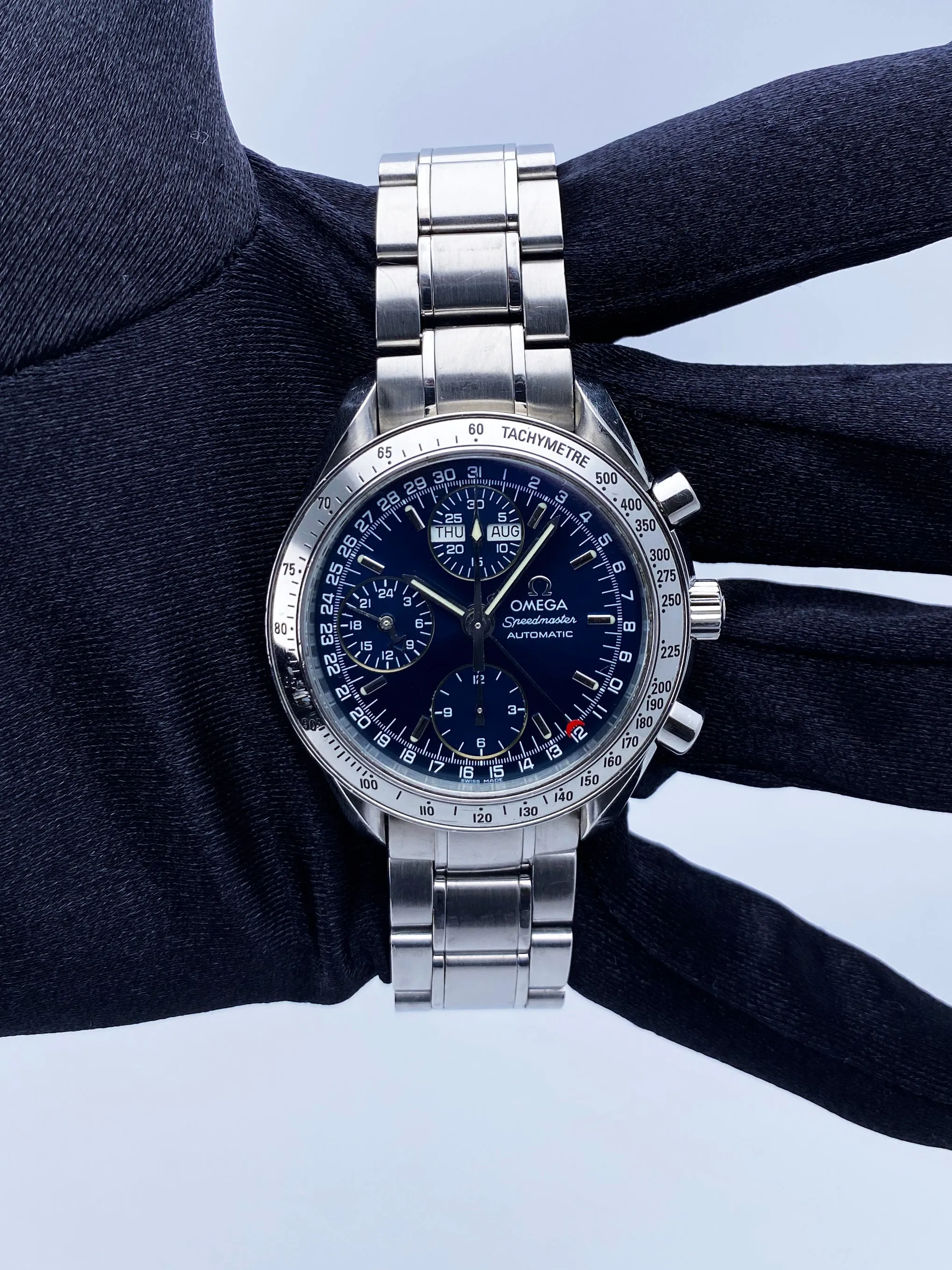 Omega Speedmaster Day-Date 3523.80 Triple Date Mens Watch