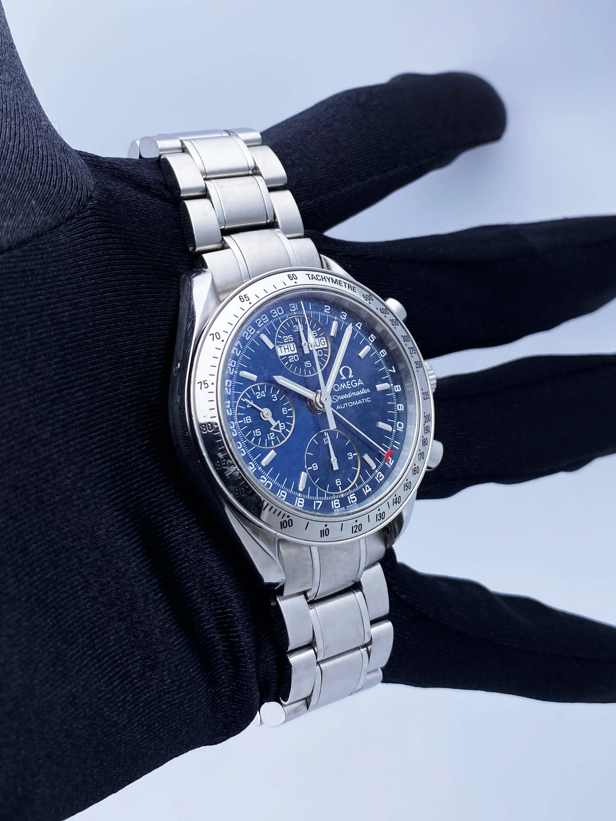 Omega Speedmaster Day-Date 3523.80 Triple Date Mens Watch