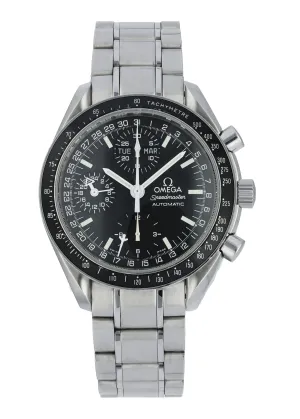 Omega Speedmaster Mark 40 Triple Date  3520.50.00 Men's Watch Box & Papers