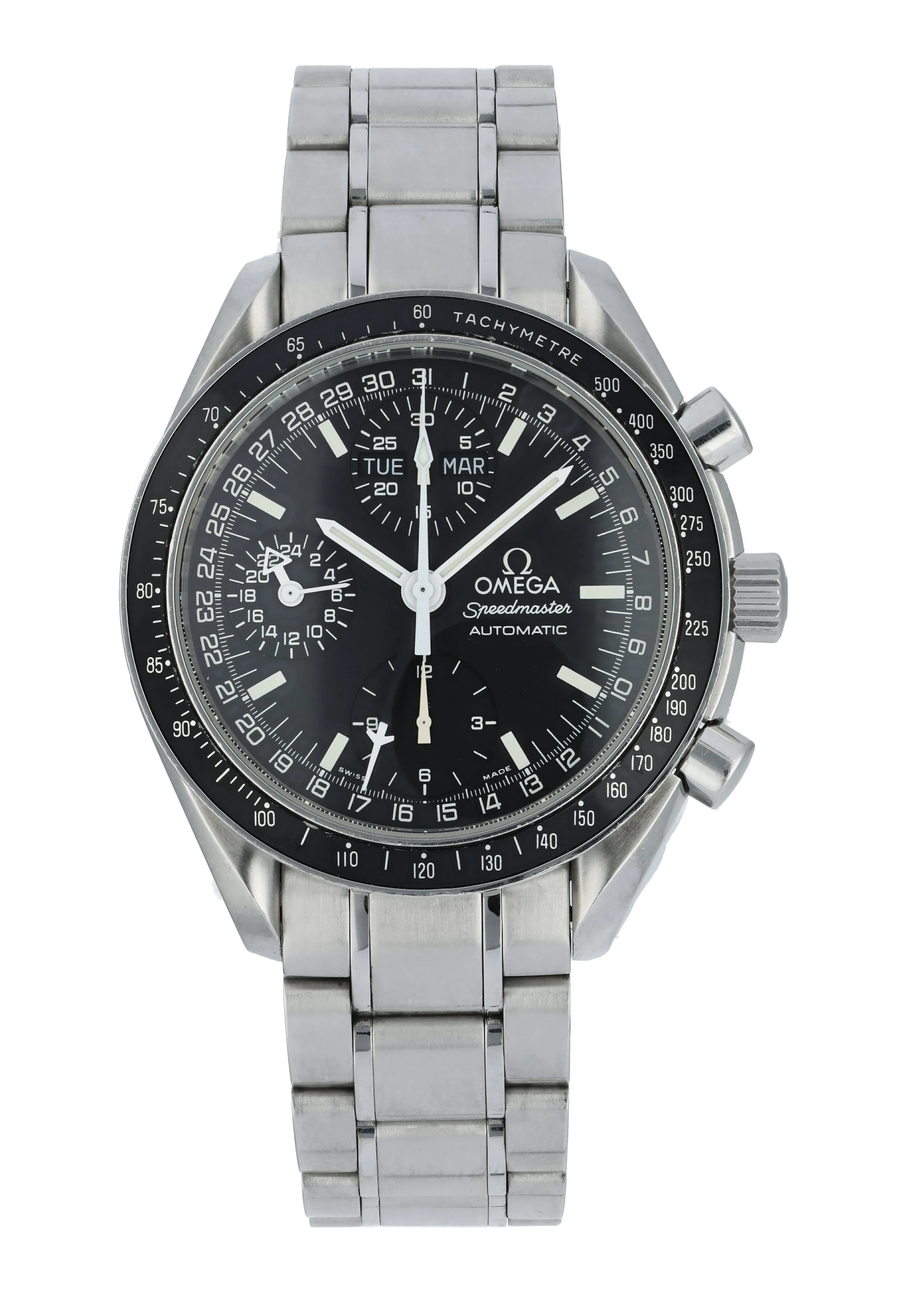 Omega Speedmaster Mark 40 Triple Date  3520.50.00 Men's Watch Box & Papers