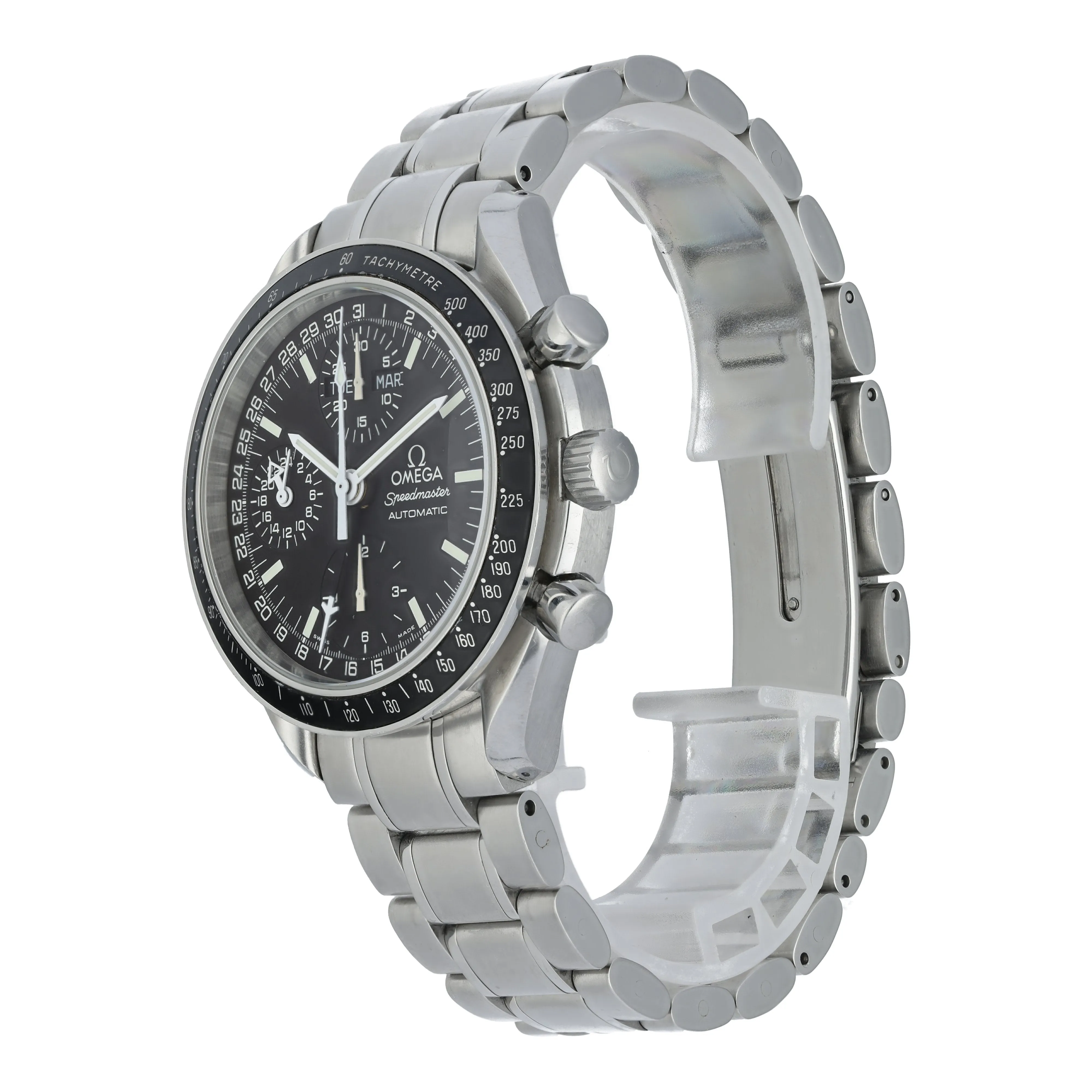 Omega Speedmaster Mark 40 Triple Date  3520.50.00 Men's Watch Box & Papers