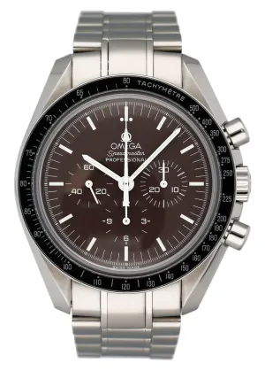 Omega Speedmaster Moonwatch  311.30.42.30.13.001 Brown Dial Mens Watch Box Papers