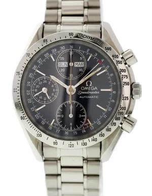 Omega Speedmaster Triple Date 3521.80 W/ Omega Warranty Card