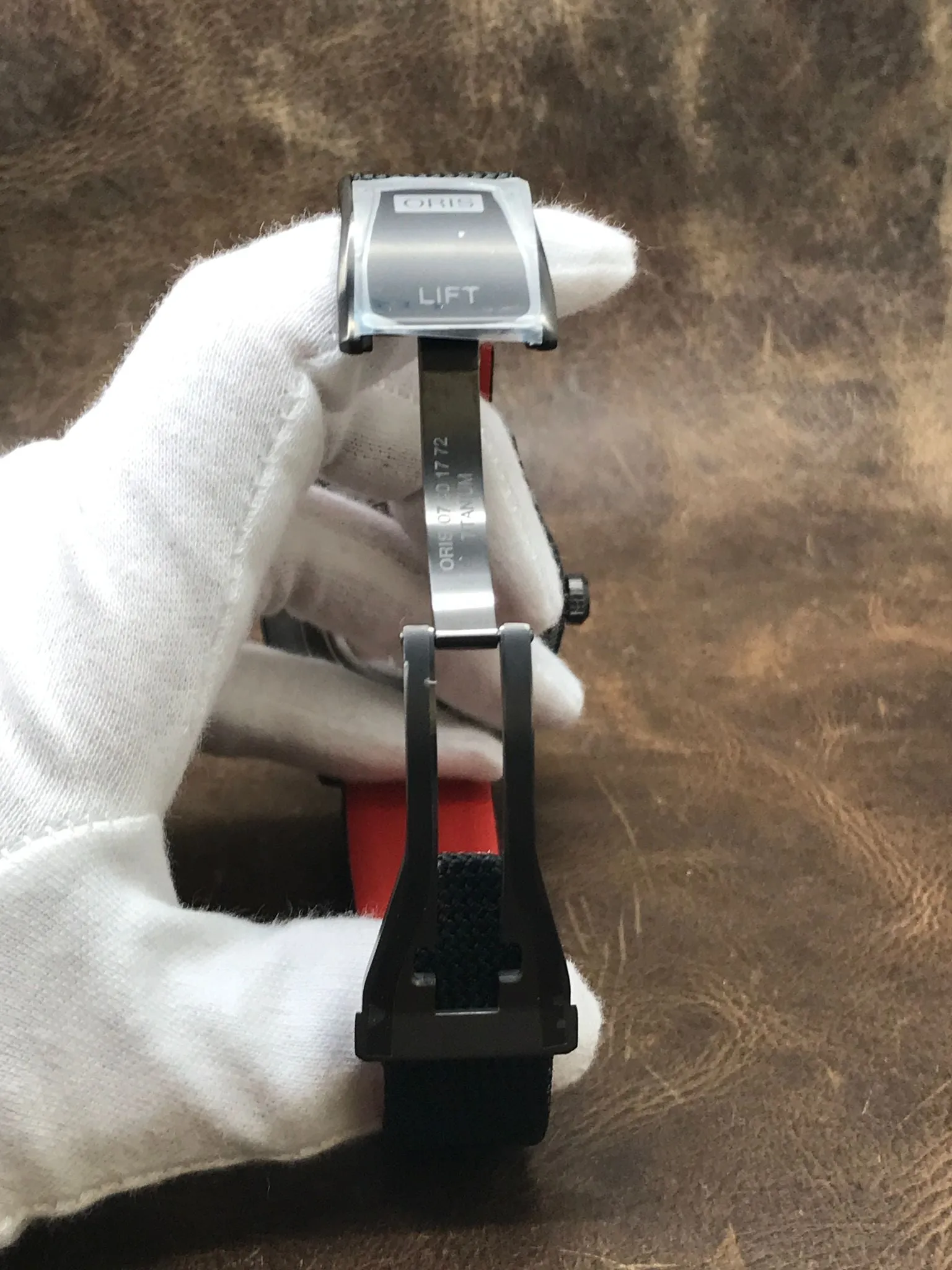 Oris ProPilot Coulson 01 400 7784 8786 Orange Dial Automatic Men's Watch