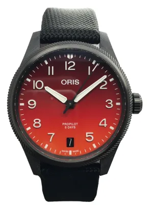 Oris ProPilot Coulson 01 400 7784 8786 Orange Dial Automatic Men's Watch