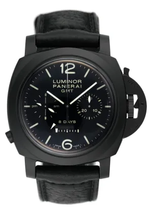 Panerai Luminor 1950 PAM00317 Chrono Monopulsante 8 Days Mens Watch Box Papers