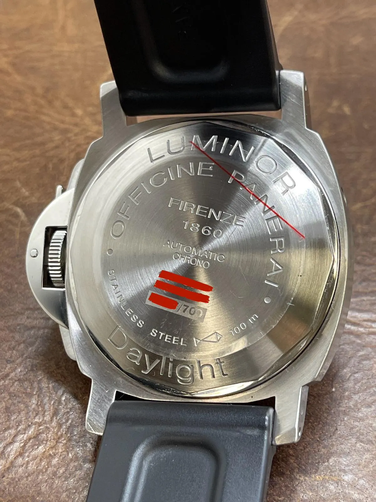 Panerai Luminor Daylight Chronograph PAM00188 White Dial Automatic Men's Watch