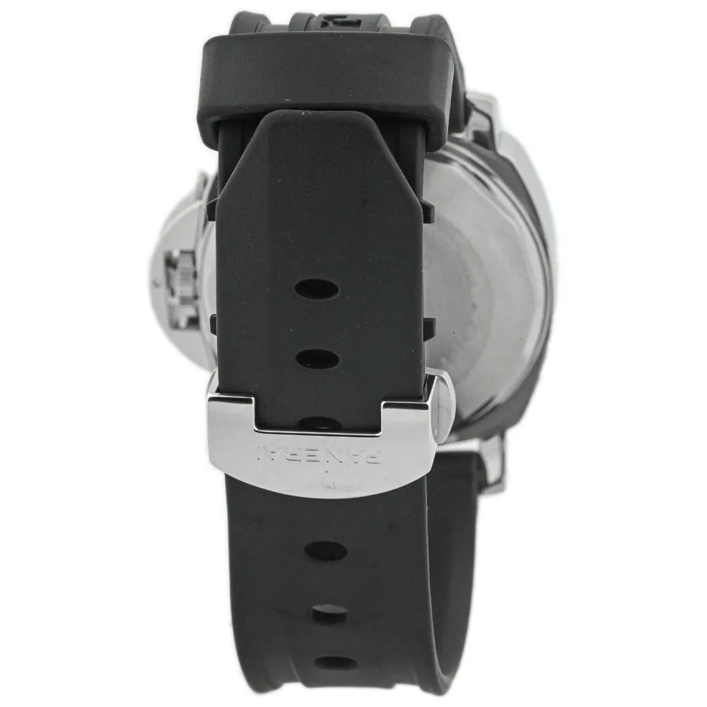 Panerai Men's Luminor Power Reserve Stainless Steel 44mm Black Stick & Arabic Numeral Dial Watch Reference #: PAM00090