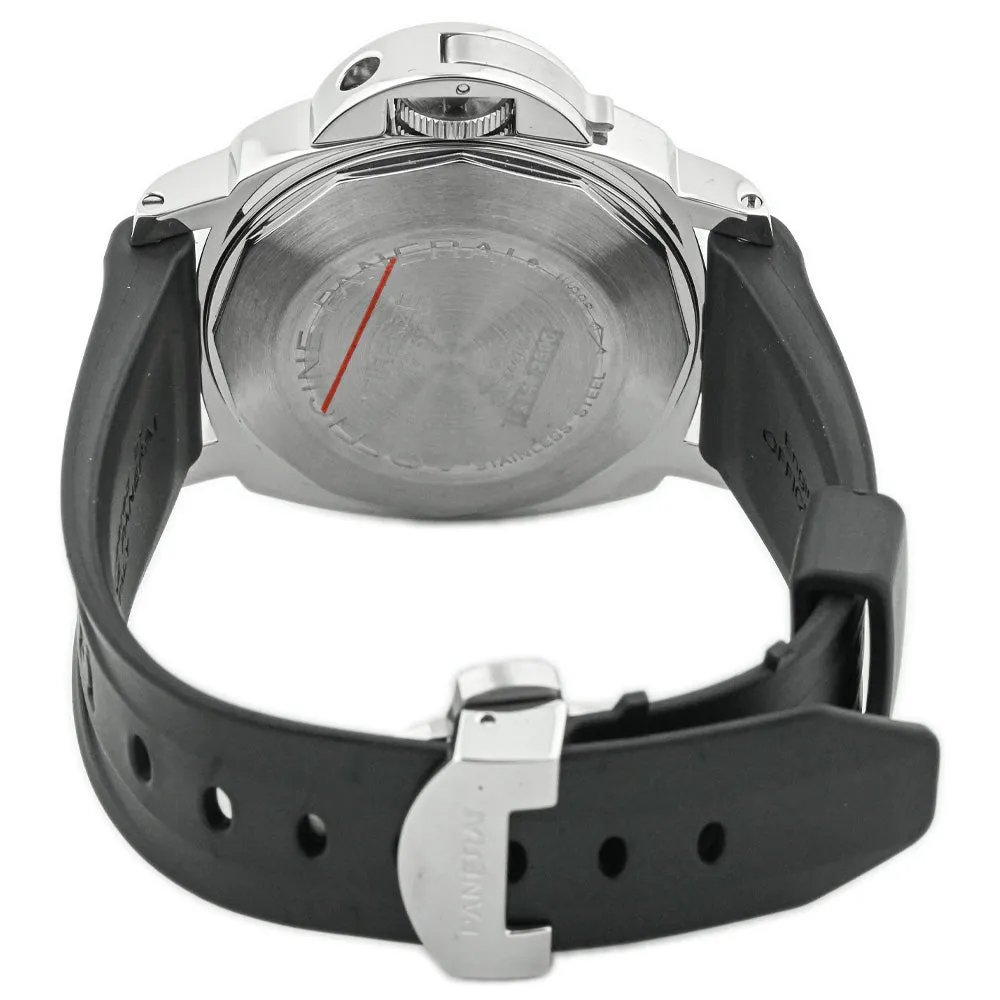 Panerai Men's Luminor Power Reserve Stainless Steel 44mm Black Stick & Arabic Numeral Dial Watch Reference #: PAM00090