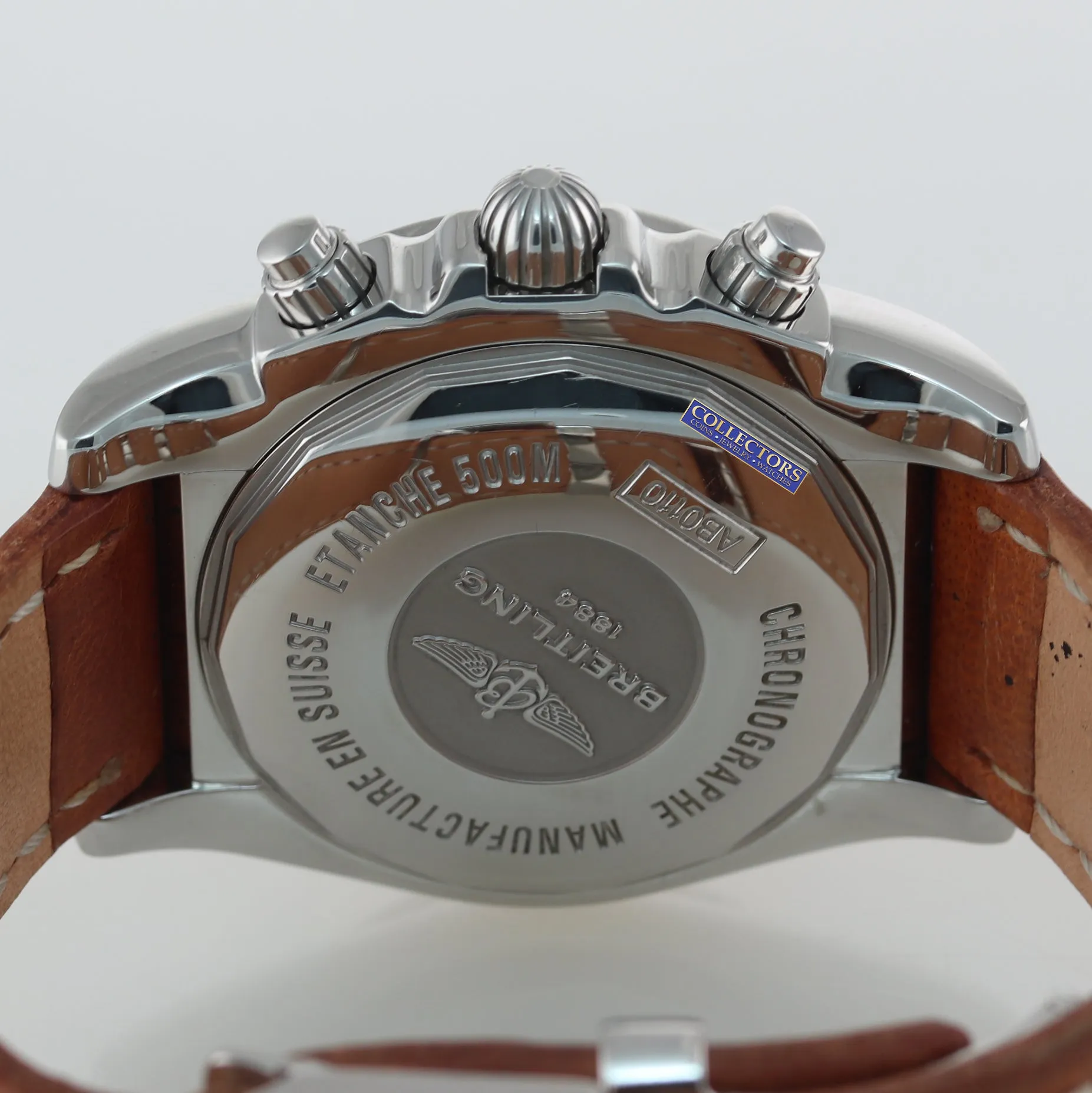 PAPERS Breitling Chronomat B01 Chronograph Steel Blue AB0110 44mm Date Watch