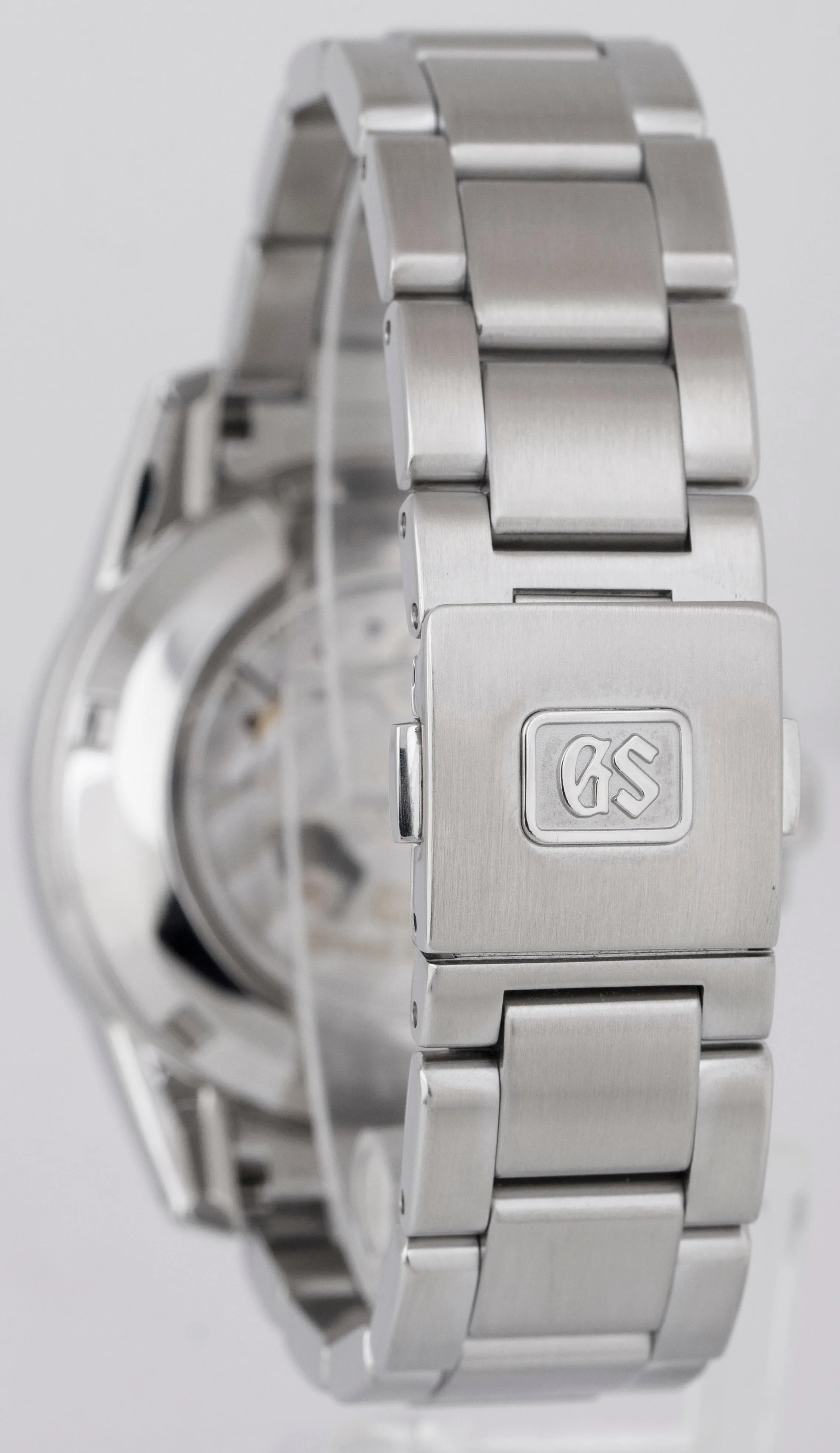 PAPERS Grand Seiko Heritage Stainless Steel 39mm White Date Watch SBGR255G BOX