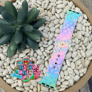 Pastel Leopard Print Watchbands