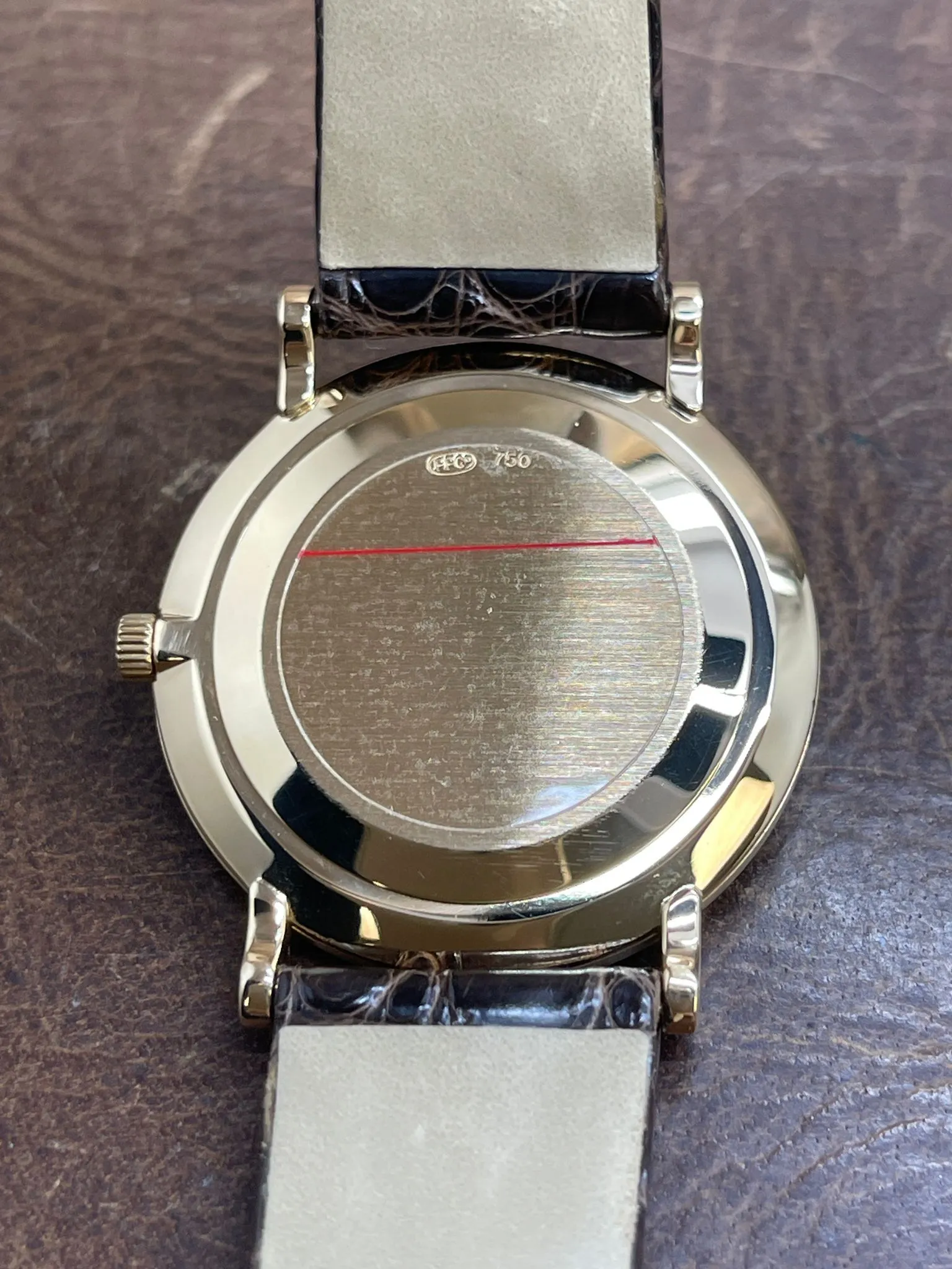 Patek Philippe Calatrava Custom Strap 3919J  White Roman Dial Manual Wind Men's Watch