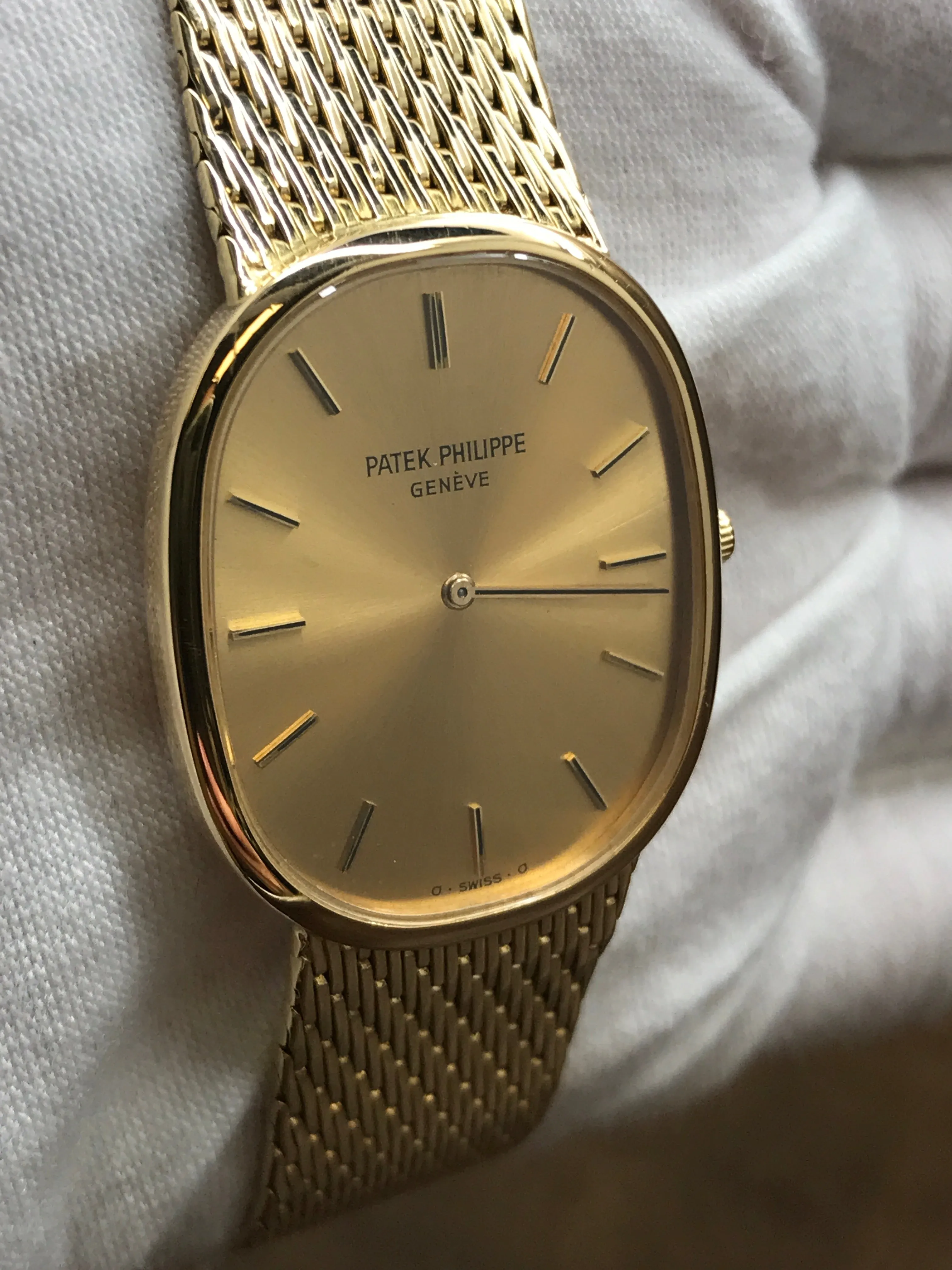 Patek Philippe Ellipse 3778/1 Champagne Dial Manual-wind Men's Watch