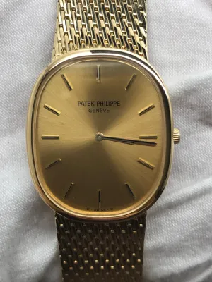 Patek Philippe Ellipse 3778/1 Champagne Dial Manual-wind Men's Watch