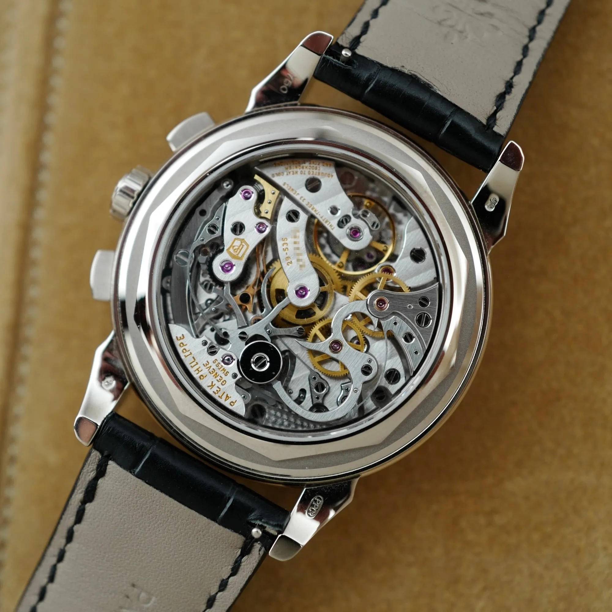 Patek Philippe White Gold Perpetual Calendar Chronograph Watch Ref. 5270G-013 with Original Box and Papers