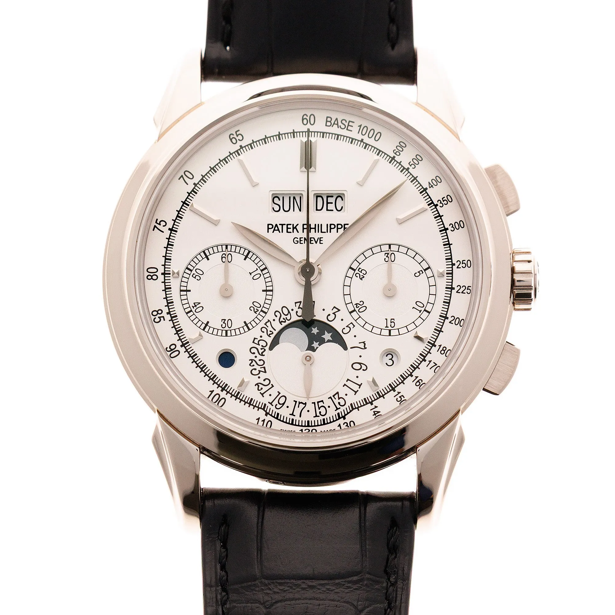 Patek Philippe White Gold Perpetual Calendar Chronograph Watch Ref. 5270G-013 with Original Box and Papers