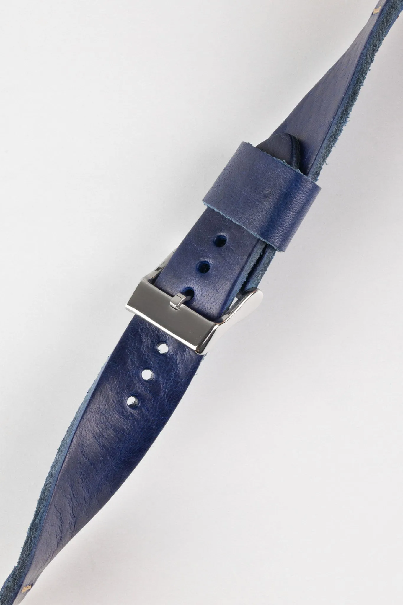 Pebro ARTISAN Leather Watch Strap in DEEP BLUE