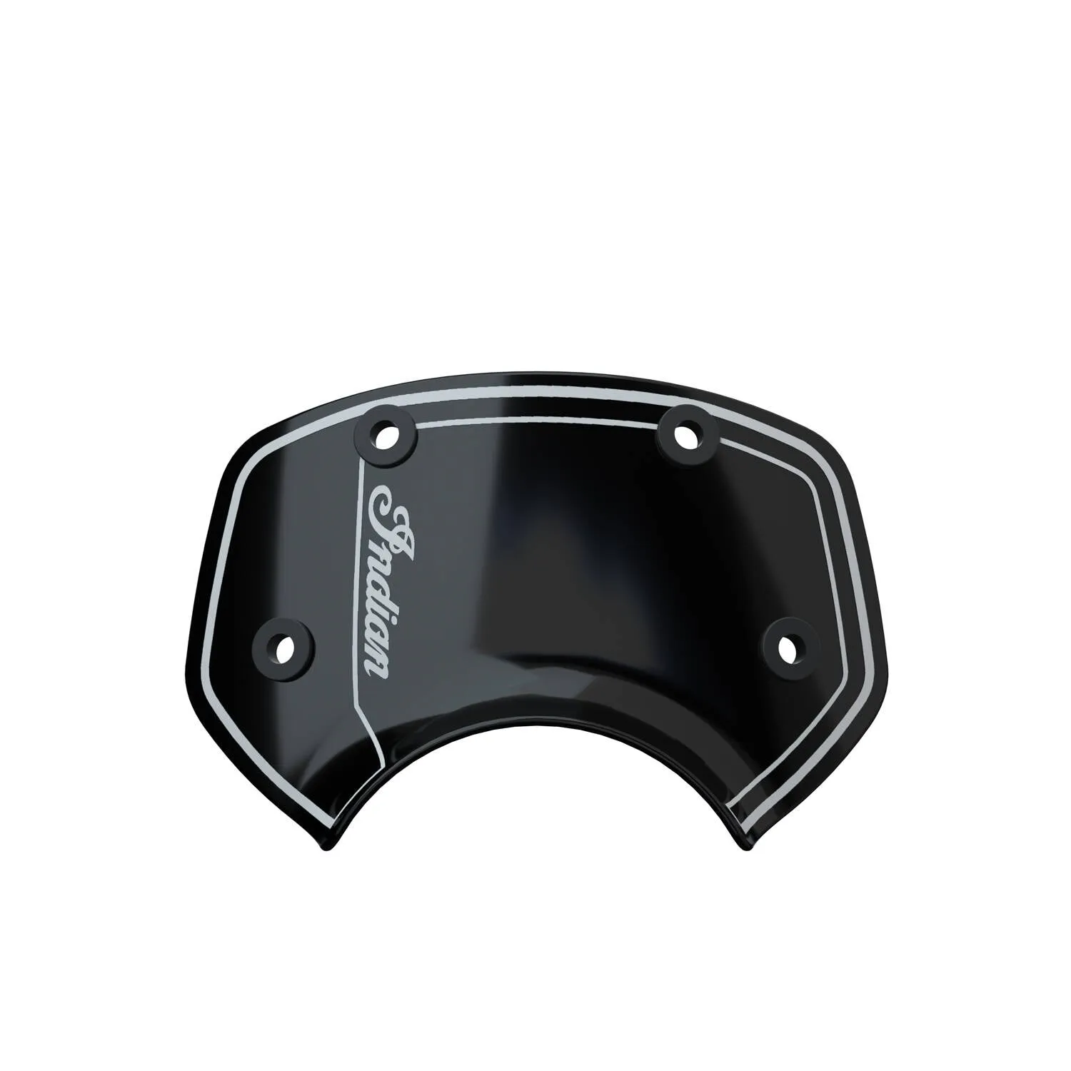 Polycarbonate Low Windshield without Headlight Cowl, Clear