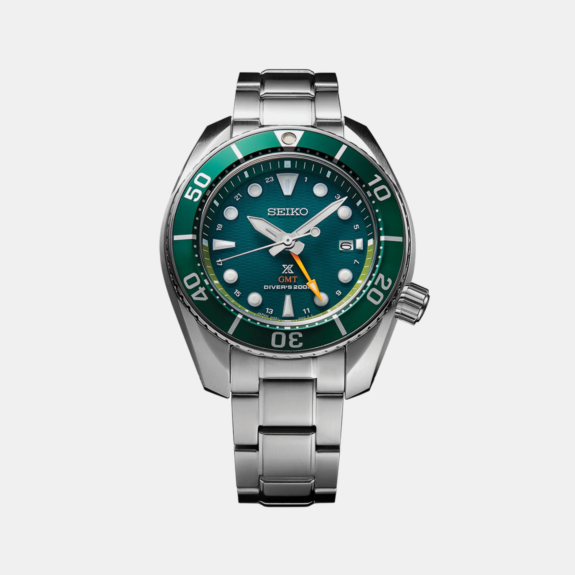 Prospex Men Solar Green Dial Analog Stainless Steel Watch SFK003J1