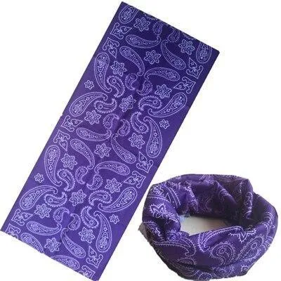 Purple Paisley Schlauchtuch