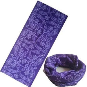 Purple Paisley Schlauchtuch