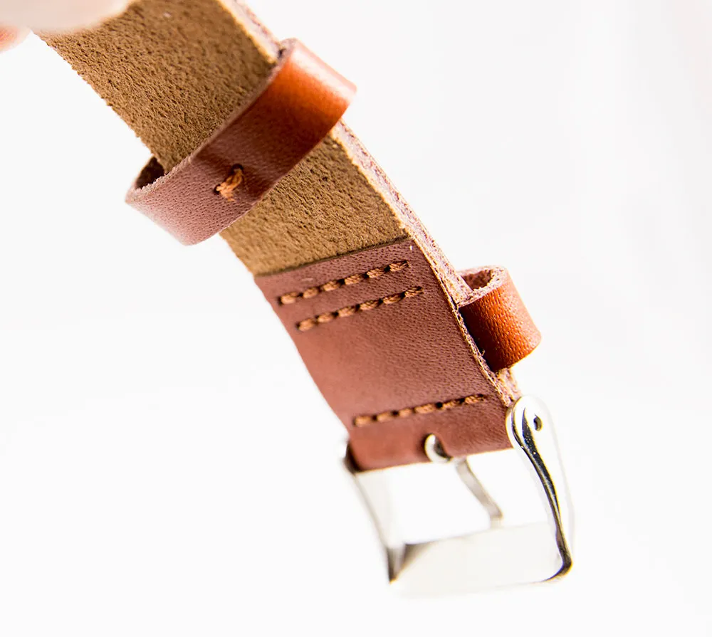 Rainbow Triangle Women's Wood Watch With Premium Leather Strap
