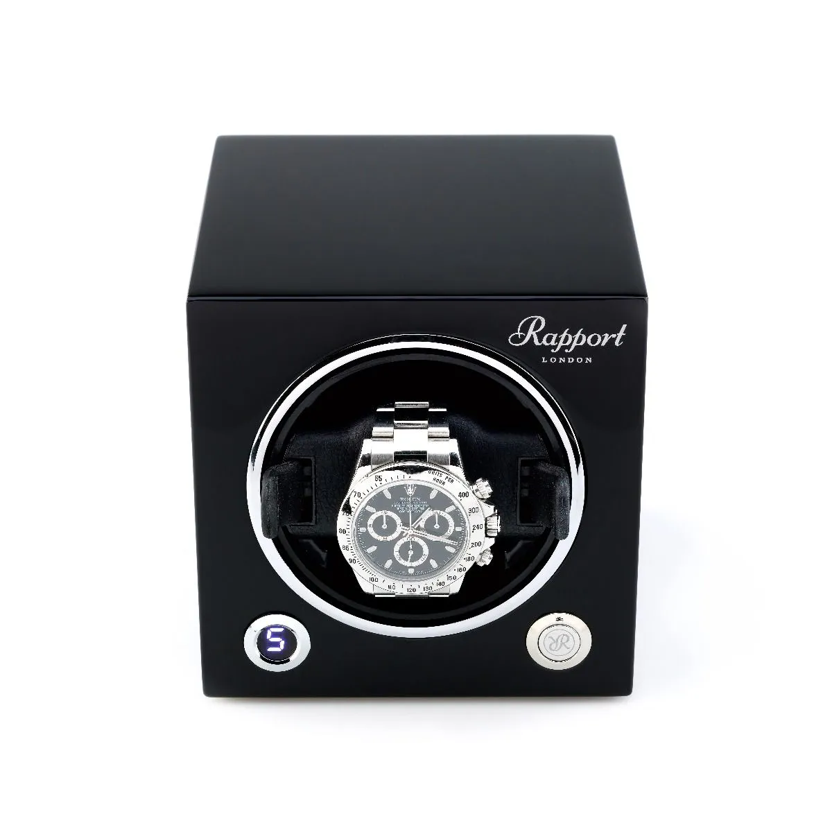 Rapport Evo Cube Single Watch Winder - Black