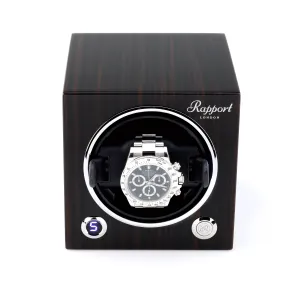Rapport Evo Cube Single Watch Winder - Macassar