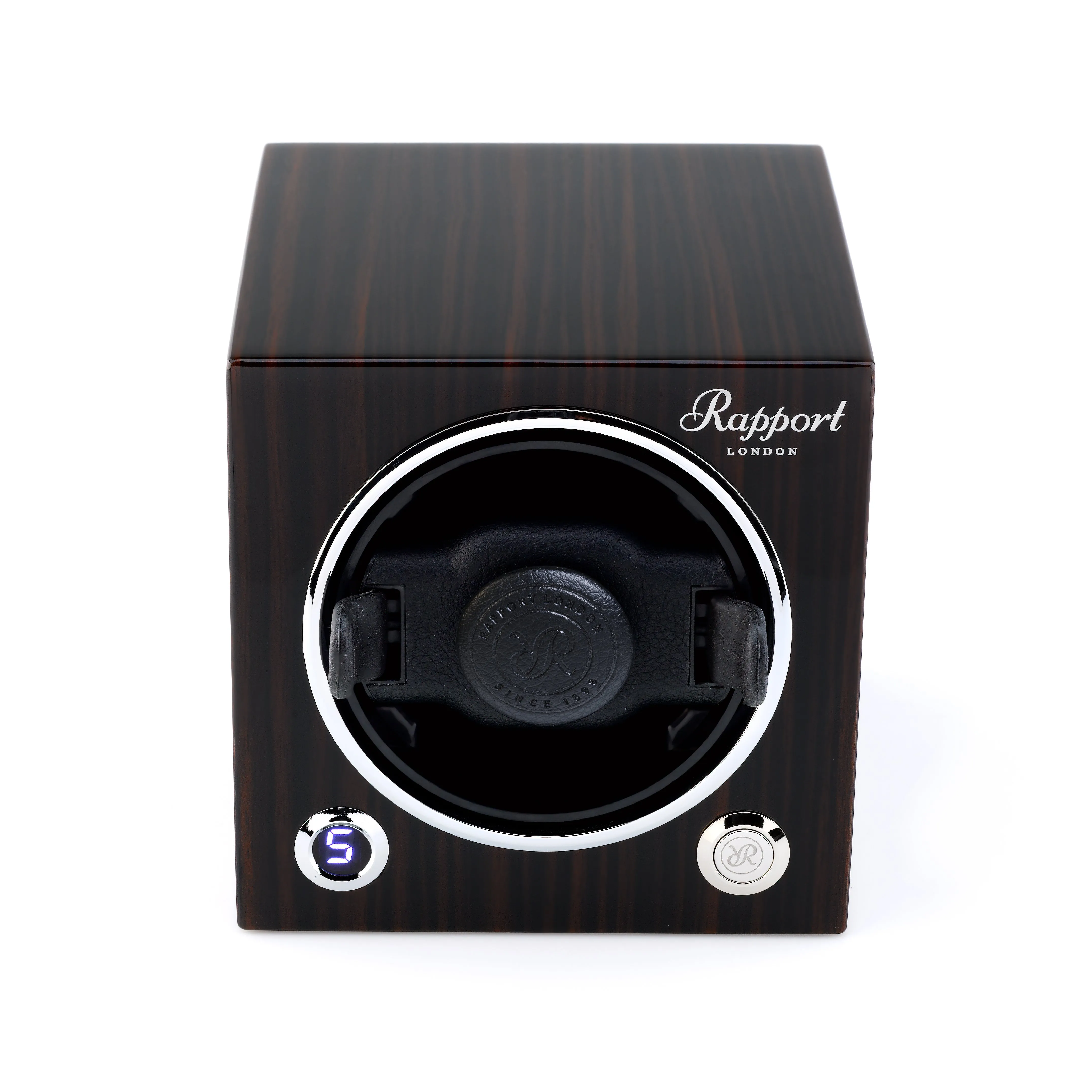 Rapport Evo Cube Single Watch Winder - Macassar