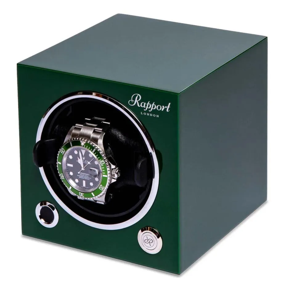 Rapport - Evolution Watch Winder Single in Green | EVO44