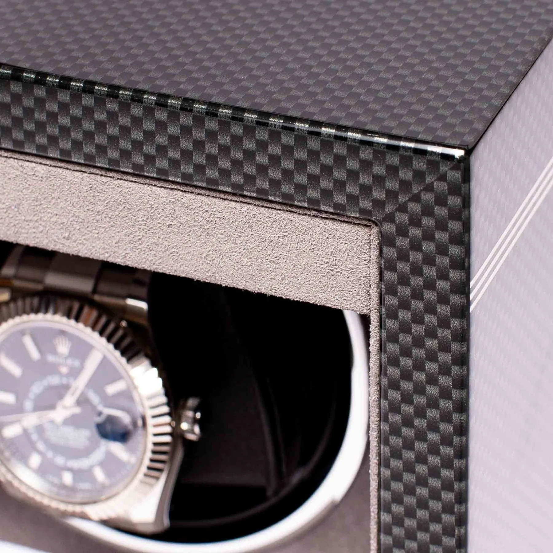Rapport - Formula Double Watch Winder in Carbon | W562