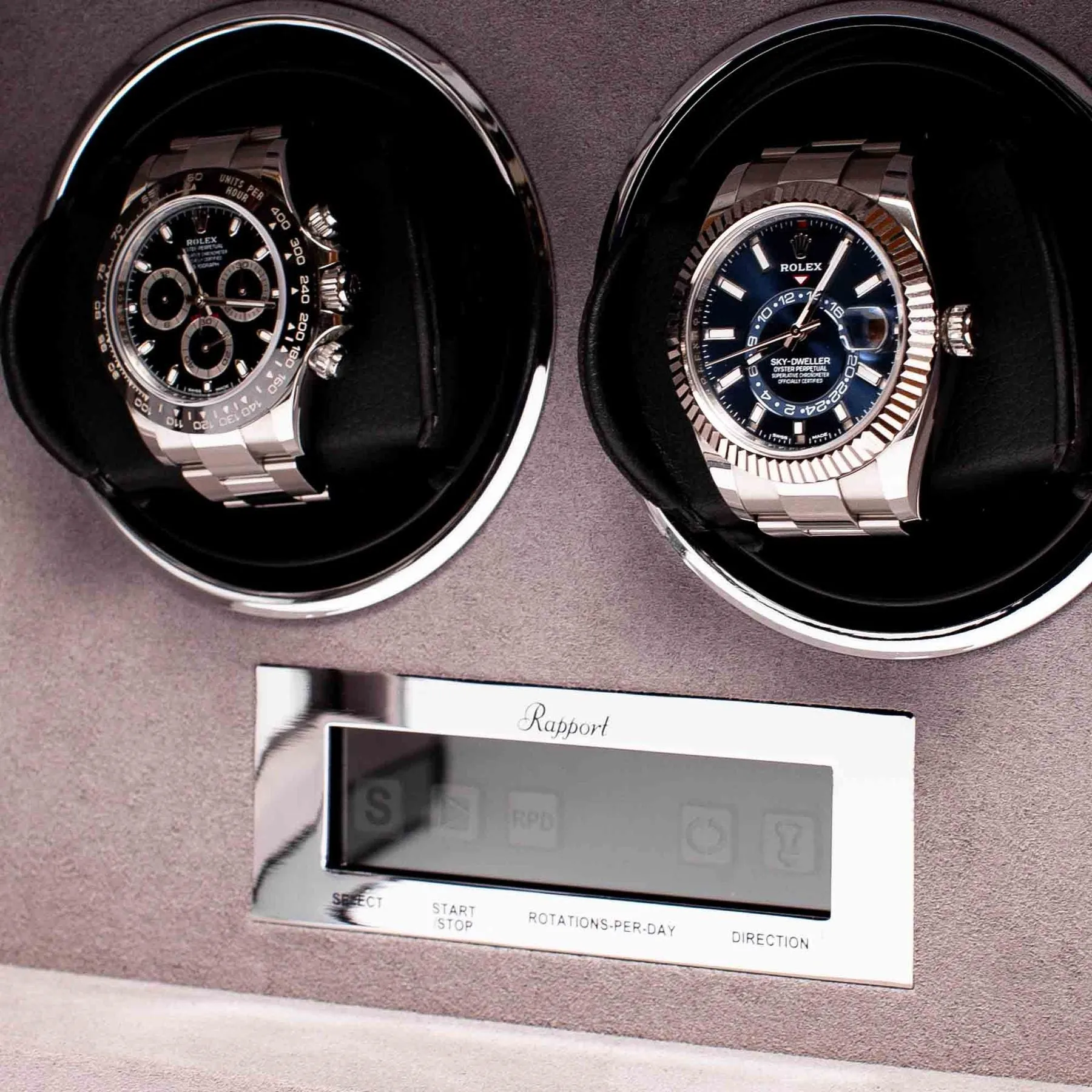 Rapport - Formula Double Watch Winder in Carbon | W562
