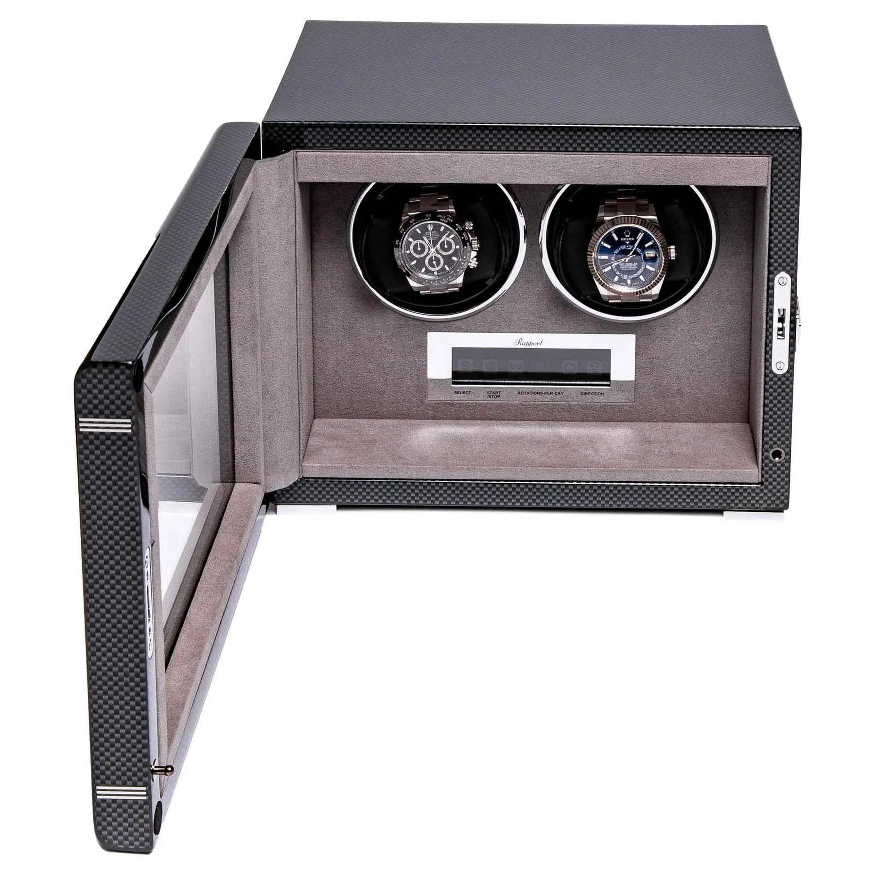Rapport - Formula Double Watch Winder in Carbon | W562