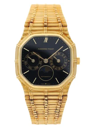 RARE Audemars Piguet Bamboo Day-Date Moonphase Mens Watch