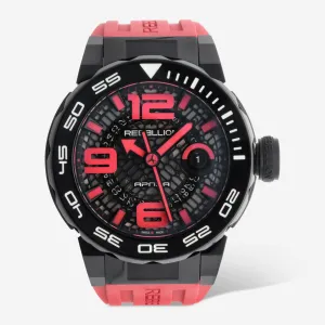 Rebellion Predator APNEA Black Titanium Automatic Men's Watch RB.PAP.3H.TB.RD