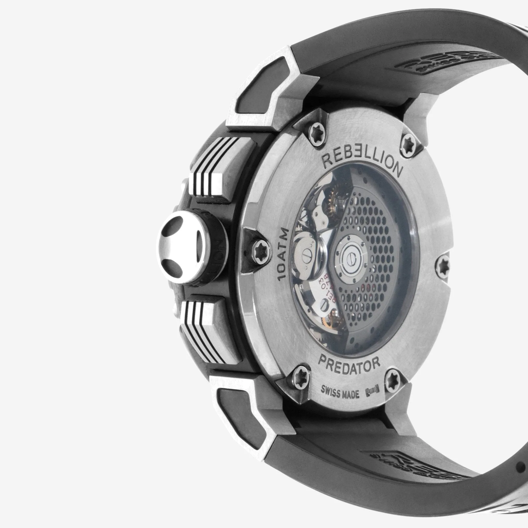 Rebellion Predator Chrono Titanium & Ceramic Automatic Men's Watch RB.PR.CH.TIBC.BK