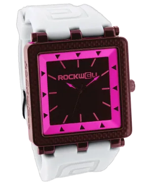 ROCKWELL THE CARBON FIBER WATCH PINK WHITE